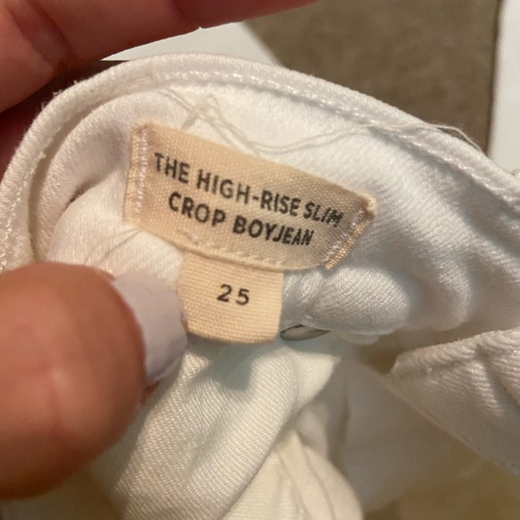 Madewell high rise slim crop boyfriend jeans - Picture 3 of 4